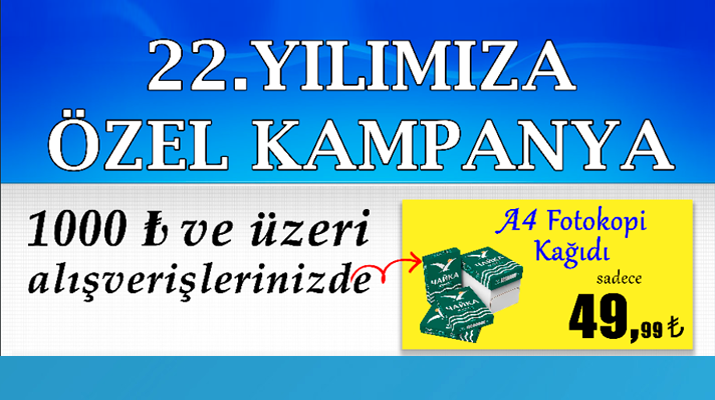 22.Yılımıza Özel Kampanya